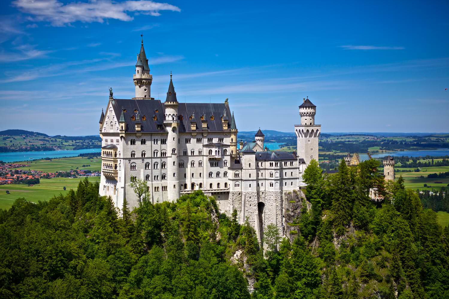 The neuschwanstein castle germany